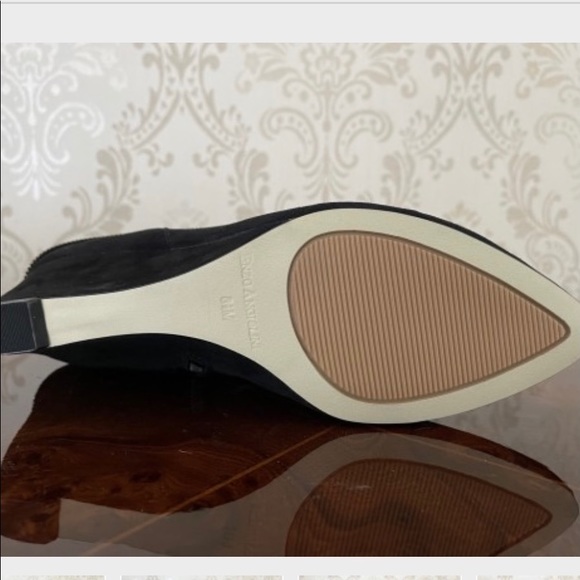 ♥️HP❤️ENZO ANGIOLINI BLACK SUEDE BOOTS - Picture 3 of 4